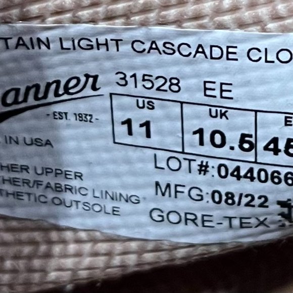 Danner Mountain Light - GTX Hiking Boot - Men's - Leather - New Without Tags - Picture 4 of 4